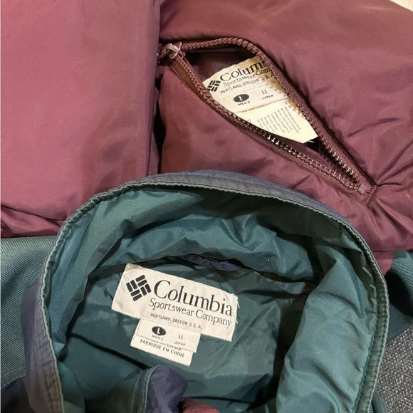 Columbia Reversible Blue and Purple Jacket - Picture 7 of 7